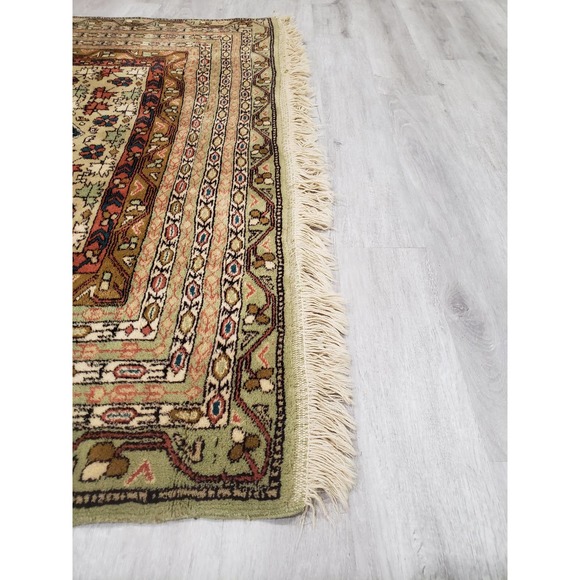 Turkish Rug, 5x7, Hand Knotted Vintage Oriental Carpet - Picture 5 of 10